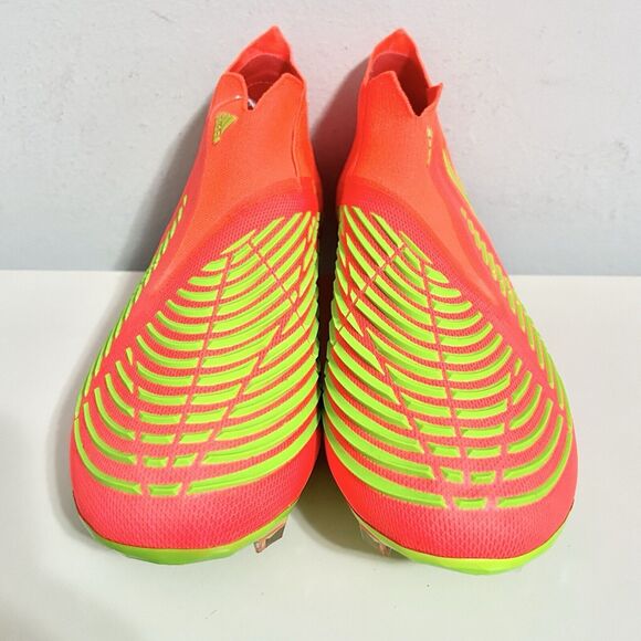 Adidas Predator Edge+ FG “Solar Red Green” Men’s Size 11 Soccer Cleats - Picture 3 of 8